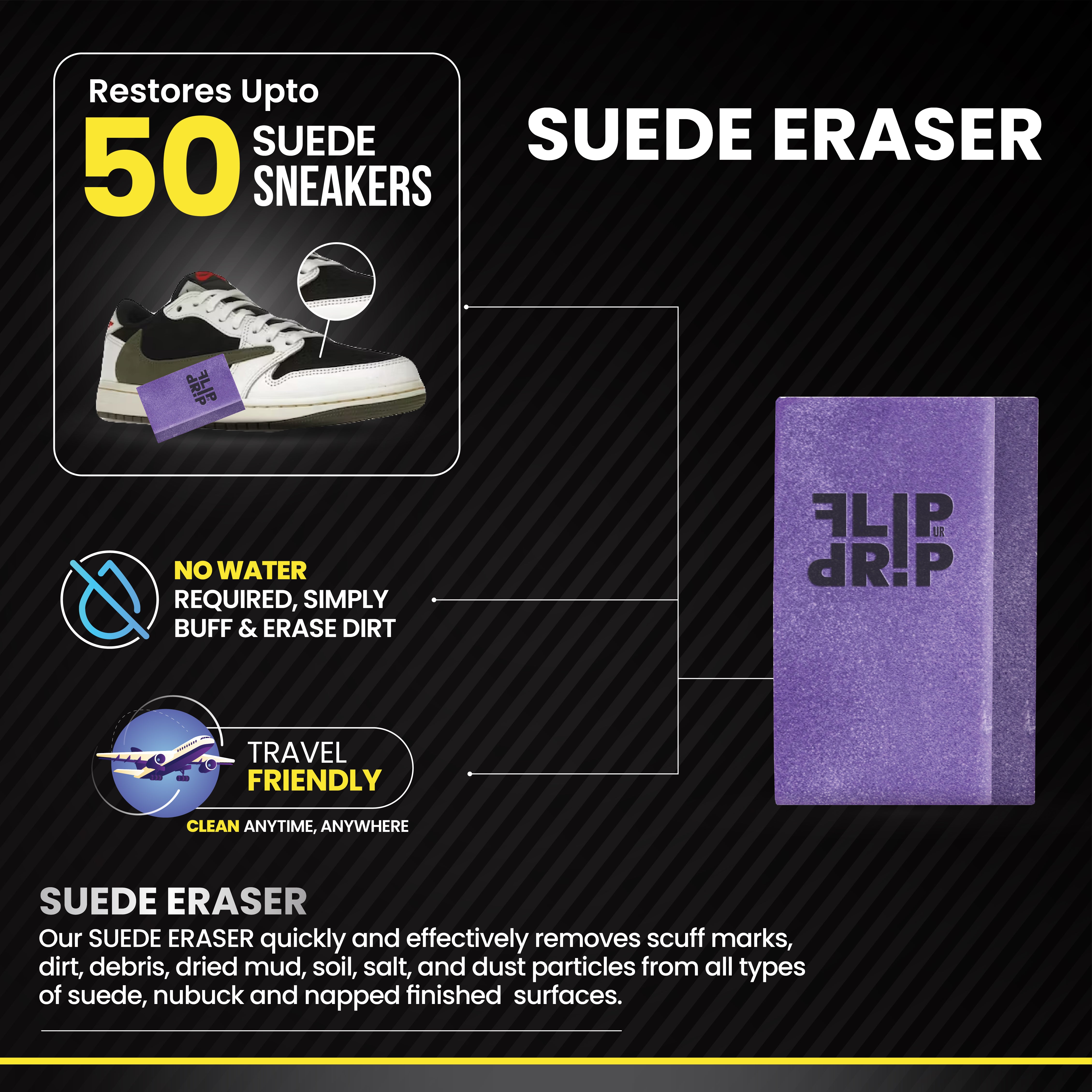 SUEDE ERASER